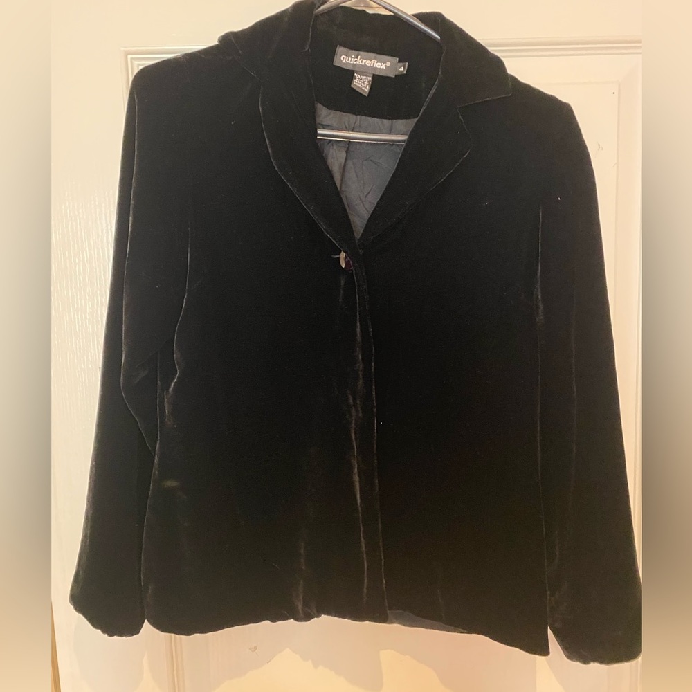 Quickreflex Black Velvet blazer